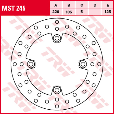 Disc frana Lucas MST245 spate