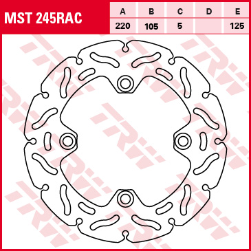 Dic frana Lucas MST245RAC - spate