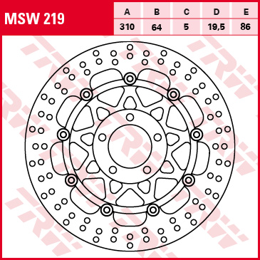 Disc frana Lucas MSW219 - fata