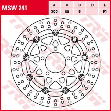 Disc frana Lucas MSW241 - fata