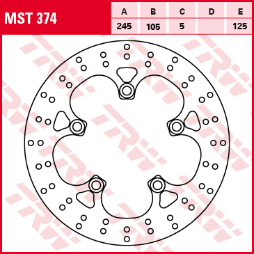 Disc frana Lucas MST374 - spate