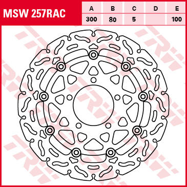 Disc frana Lucas MSW257RAC - fata