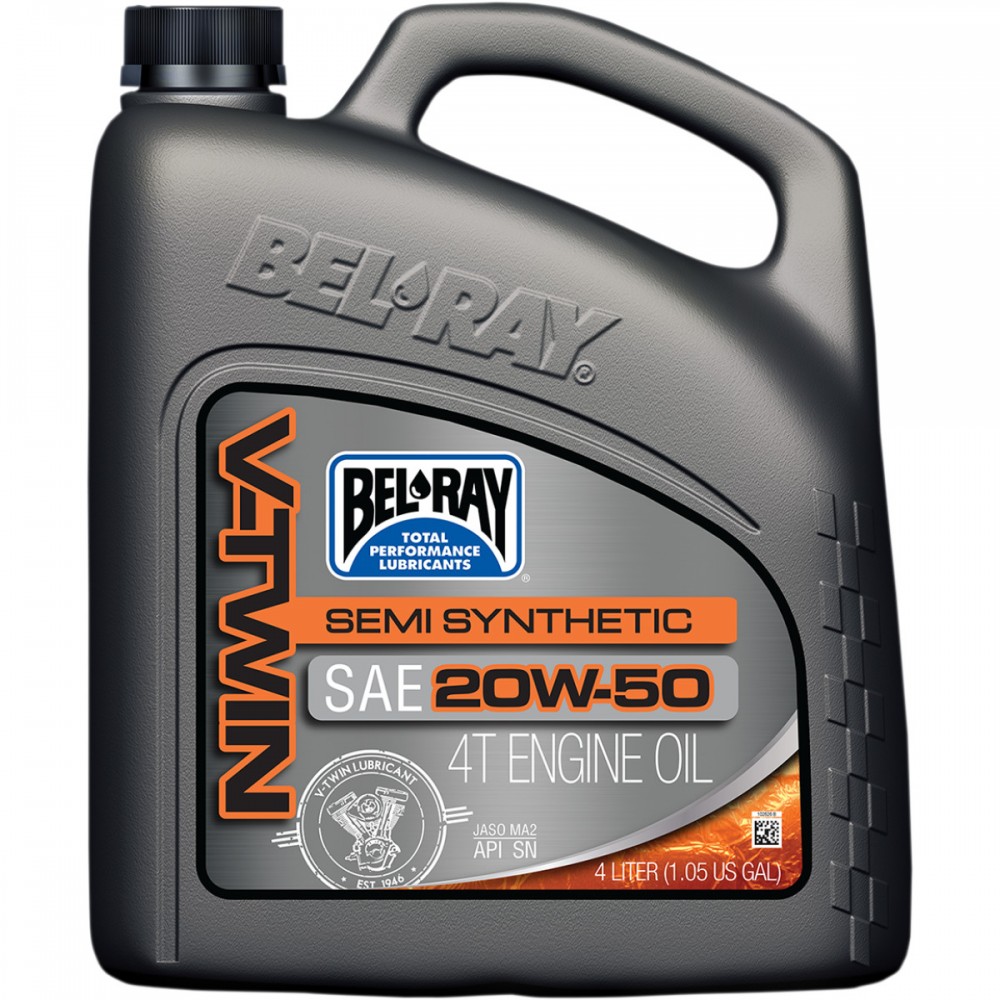 Ulei motor semi sintetic Bel-Ray V-Twin 20w50 4L