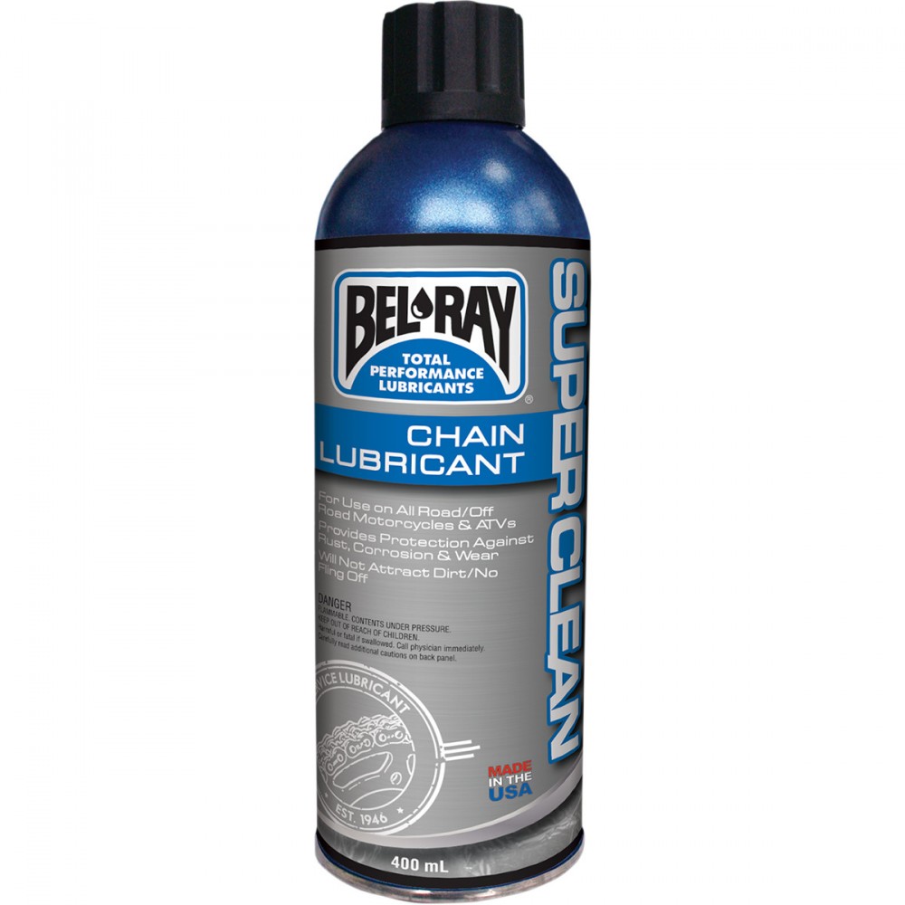 Spray lant lubrifiant Bel-Ray SuperClean Chain 400ml