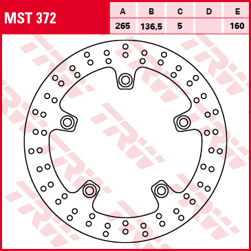 Disc frana Lucas MST372 - spate