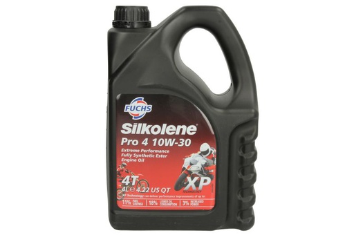 Ulei motor full sintetic Silkolene PRO4 10w30 4L