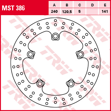 Disc frana Lucas MST386 - spate