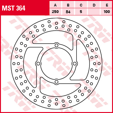 Disc frana Lucas MST364 - spate