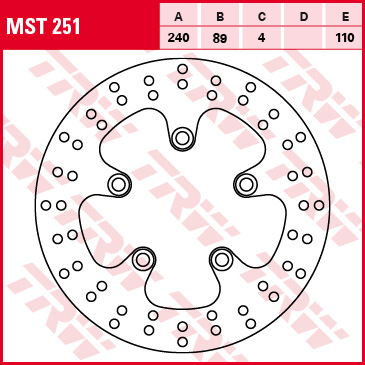 Disc frana Lucas MST251 - spate