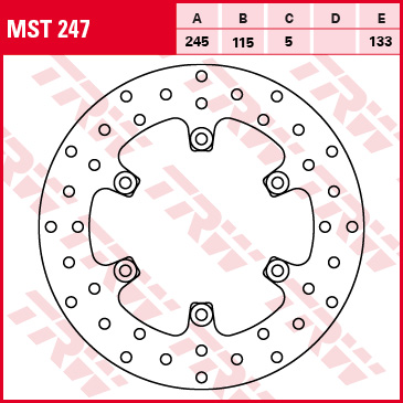 Disc frana Lucas MST247